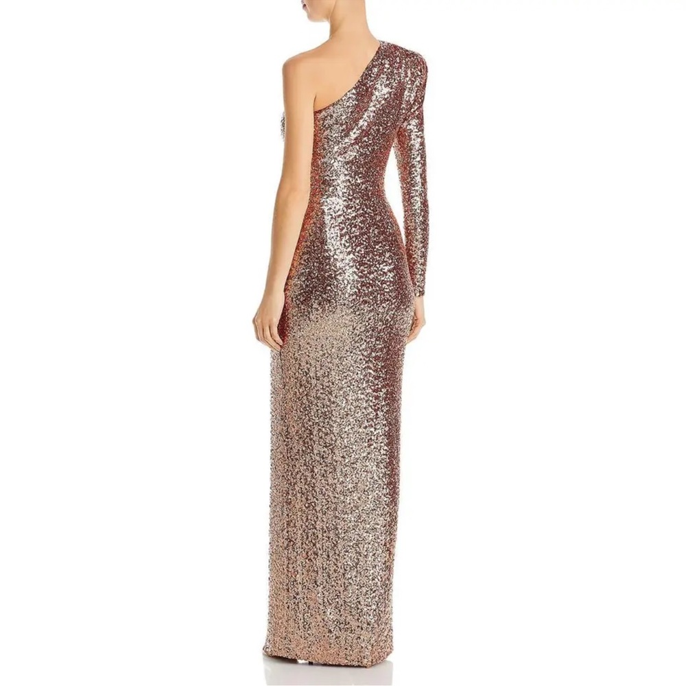 Bronx and Banco Galaxy One Shoulder Sequined Gown - Picture 2 of 2